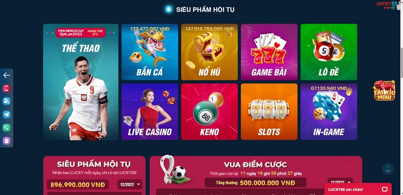 Lucky88 là một nhà cái cá cược trực tuyến hoạt động mạnh ở thị trường châu Á