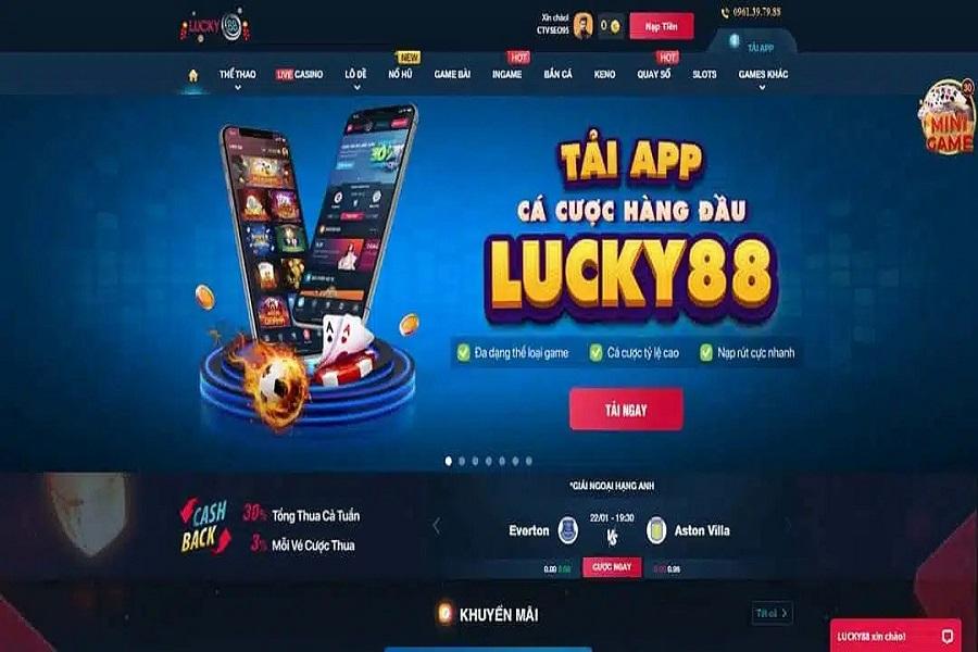 Tải app Lucky88 để tham gia đặt cược trực tuyến mọi lúc mọi nơi